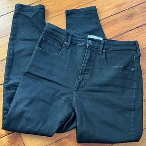 Everlane Black Authentic Stretch High Rise Skinny